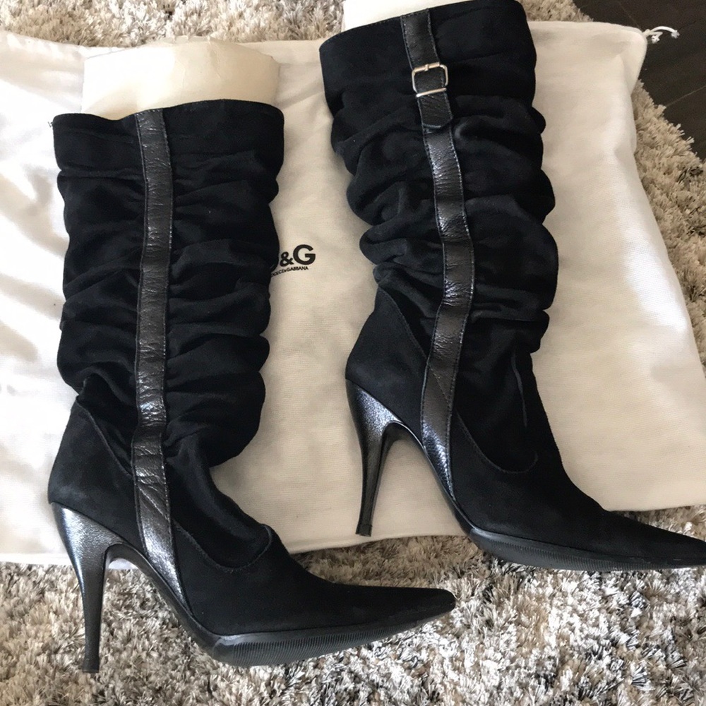 D&G black boots